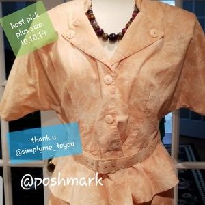 💜HP💜 VINTG Triple Play 1980 3 Piece Dress